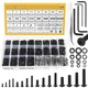 2180 Pieces Black M2 M3 M4 M5 Button Head Socket Cap Screws Nuts Washers Asso...