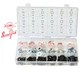 Swordfish 32180 - 275pc Steel and Copper Flat and Locking Washer Assortment