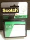 Scotch 96671 Indoor Fasteners .75" x 3" White FREE SHIPPING