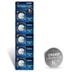 PGSONIC CR2450 3V Lithium Battery (5pcs) 5 Count (Pack of 1)
