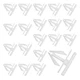 ZIMISI Rocker Panel Moulding Rivet Clip, Car Retainer Clips, 20PCS, White 
