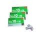 3000pcs No.10 Staples, for Max HD-10D,Bostitch Mini,Old TOT,and #10, silver 