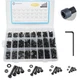 1080 Pcs M2 M3 M4 M5 Screws Assortment Kit, Metric Hex Socket Head Cap Screws Nu