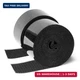 2 Inch Adhesive Black Hook and Loop Tape - 5 Yards, Heavy Duty Strips/Industrial