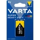 VARTA SUPER HEAVY DUTY 9V Block Battery 6F22 6LR61