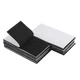 Melsan 2x4 Inch Adhesive Square Hook and Loop Tape - 2 inch x 4 inch, Black