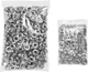 KING PIECES 1000pcs Grommets 3/8 Inch (10mm) Washers Inch, Silver 