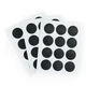 Furndiy 21mm 72 Pcs Black Self-Adhesive Screw Cover Caps - Screw&Nail Hole 