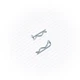 Bolt Motorcycle Hardware, Inc Euro Brake Pin Clip 25 Pack