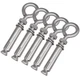 CUKAYO 5/16 X 4-3/16 Expansion Concrete Wall Anchors Eyebolt Screw, Heavy Dut...