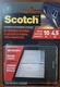 Scotch Medium Foam Hook And Loop Fastener 1" 12pk RFD7020