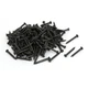 uxcell Hardware Nails 1-inch Length Carbon Steel Point Tip Wall 1 Inch, Black