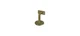 Deltana HRC253U5 Hand Rail Brackets; 3" Projection; Antique Brass Finish