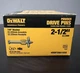 DEWALT 100pcs 2-1/2" Powder 7/8&rdquo; Washered Drive Pins DDF3061550 Concrete Steel