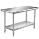 Yixhua Stainless Steel Prep Table, 40 x 20 inches,Kitchen Prep Table Commerci...