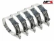 5 x HPS 2" - 2.32" (51mm-59mm) Marine Grade 316 Stainless Steel T-Bolt Clamp