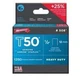 NEW LOT OF (4) PACKS ARROW 50824 1/2" T50 STAPLE GUN 5000 STAPLES USA 4479192