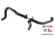 URO Parts 17127619702 Coolant Hose, Cyl Head to Radiator; Premium hose with URO Parts 17127619702 Coolant Hose, Cyl Head to Radiator; Premium hose with