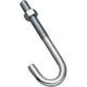 National Hardware N232-975 2195BC J Bolt in Zinc Plated,1/2" X 6"