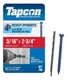 Tapcon 3/16" x 2-3/4" Hex Head Concrete Anchor Screws 3145407 | 100 Pack | Drill