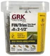 GRK FTHS8212-5 Trim Pro FIN 8 by 2-1/2-Inch Head Screws, 605 Screws per