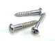 (Qty 50)  - #8 x 1" Aluminum Phillips Round Head Wood Screws - Midwest Fasteners