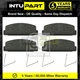 Fits Mazda 6 2002-2013 5 2005-2010 323 1989-2004 IntuPart Rear Brake Pads Set