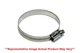 HPS 2" - 3" (51mm-76mm) Stainless Steel Embossed Hose Clamps SAE 40 20pc Pack