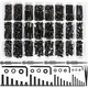 K Kwokker 1700Pcs Screws Assortment Hex Socket Flat Head 24 Size M2 M3 M4 M5 ...