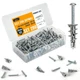 ALBO #6 Zinc SelfDrilling Drywall Anchors, 200PC Set &ndash; Includes 100 Heavy Dut...