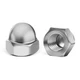 Mellewell #10-24 Acorn Hex Cap Dome Head Nuts, 304 Stainless Steel 18-8, Brig...