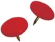 Hillman 122673 Red Push Pins 0.375 L in. (Pack of 6)