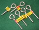 8 Pack National Hardware N220-798 Stainless Steel Lag Screw Eye 5/16" x 4"