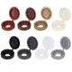 GORGECRAFT 1 Box 200Pcs 8 Colors Hinged Screws Cover Caps Fold Snap Covers Pl...