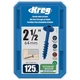 Kreg Blue-Kote Pocket-Hole Screws - Sml-C250B-125 - Weather Resistant Pocket