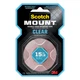 3M Scotch-Mount Double Sided 1 in.   W X 60 in.   L Mounting Tape Clear