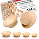 Neprift 144Pcs Wood Plugs for Screw Holes, Assorted Sizes 3/16 5/16 3/8 1/2... 