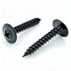 100 Qty #8 x 1 Black Phillips Modified Truss Head Wood Screws (BCP1079) -