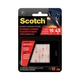 Scotch RFD7020 1 in. x 1 in. Extreme Fasteners - White (6/Pack) New