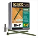 HILLMAN Deck Plus No. 10 Ga. X 4 in. L Green Star Flat Head Exterior Deck