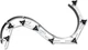 POWERTEC Flexible Curve Template Ruler 37", Wood Curve, Woodworking Profiling St
