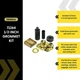 General Tools 71264-4 1/2-Inch Solid Brass Grommet Kit