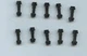 Star Wars LEGO x 12 Black Minifig Weapon Lightsaber Hilt Straight