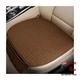 Car Seat Cover, Anti-Slip Breathable Linen Bottom Seat Protector Front Brown