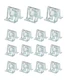 bylikeho 15PCS Car Clips,Metal Retainer Clips,Interior Trim One Size, Silver 