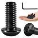 Mywish 5/16-18 x 3/4" 20Pcs Button Head Socket Cap Bolts Screws, 304 Stainles...