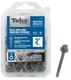 ITW Brands 50Pk #12X2" Roof Screw 21416 Self Drilling Screws Hex Head