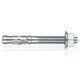 QTLCOHD 1/2 x 3-3/4 Inch Concrete Anchors Carbon Steel Wedge Anchor Bolts for...