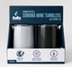 Set Of 2 Steel Stemless Wine Tumbler, 12 oz | Double Wall Vacuum Insulated