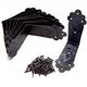 Mcredy 10 Pcs Corner Cover Antique Guards 2.2x2.2x1.0"(LxWxH),10pcs, Bronze